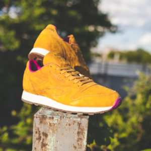 miodowe reebok classic leather